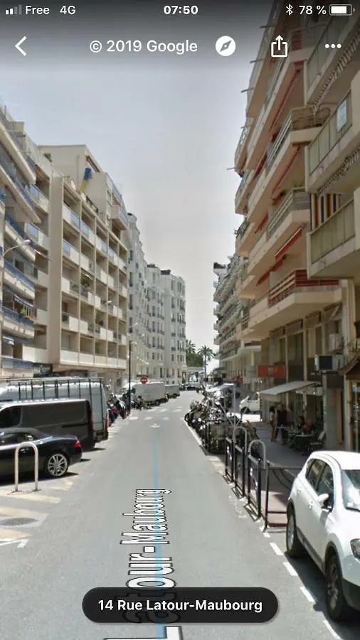 戛纳Croisette Martinez, Terrasse公寓 法国